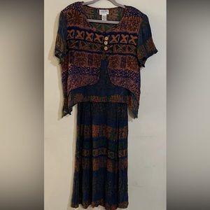 Vintage Jasmine By KVM Petite Large LP Rayon Layered Dress Shoulder Pads Crinkle